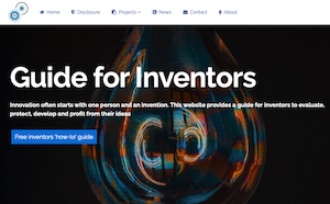 guide for inventors website by boray designs