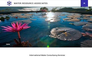 water resource associates website by boray designs