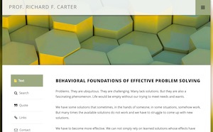 behavioral foundations study website by boray designs 