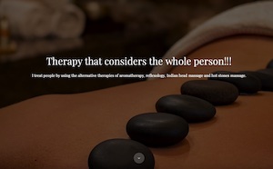 holistic massage website by boray designs for twinney chapman